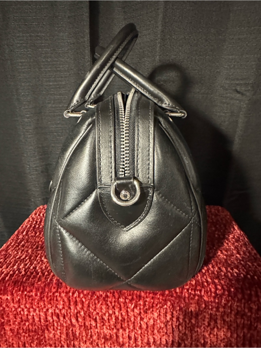 Coach Rowan Satchel Leather Purse With Puffy Diamond Quilting - Picture 4 of 15